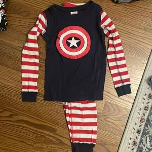 Hanna Andersson captain america pajamas - size 5